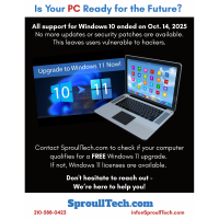 Sproull Technologies Launches Windows 11 Upgrade Service.
