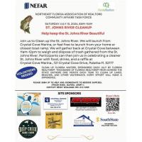 St. Johns River Clean Up hosted by NE Florida Association of Realtors