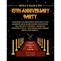 NiCole's Salon and Spa 15th Anniversary Party