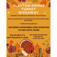 Clayton Homes Turkey Giveaway