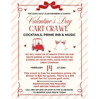 Valentine's Day Cart Crawl