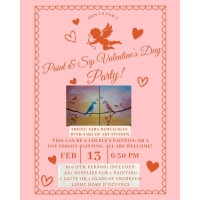 Valentine's Paint and Sip