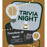 Weekly Trivia at Lucky Goat Coffee