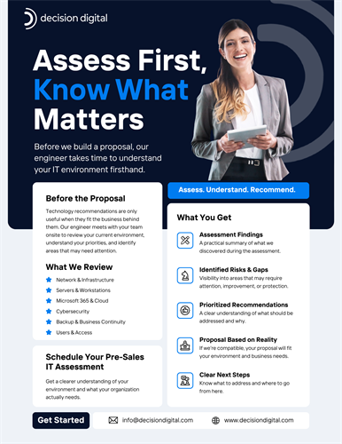 Pre-Sales IT Assessment