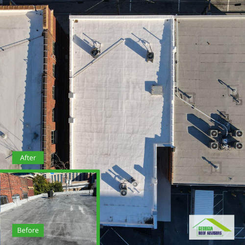 Commercial roof replacement Coating