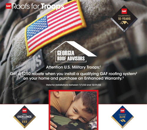 $500 off for Active Military and Veterans