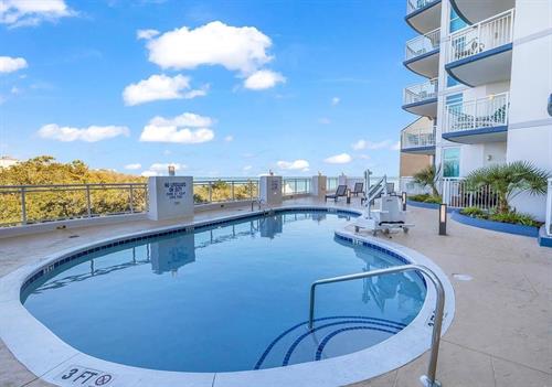 Outdoor Pool and Hot Tub