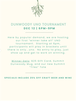 Dunwoody UNO Tournament