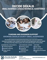 Decide DeKalb Launches Small Business Loan & Technical Assistance Program to Support Local Growth