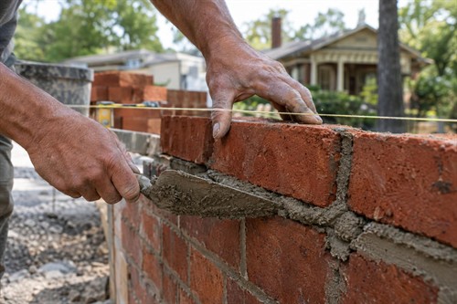Brick laying