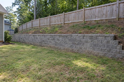 Backyard wall