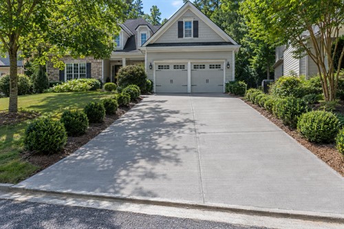 New home driveway