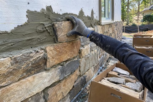 stone veneer installation roswell ATL Priority Mason