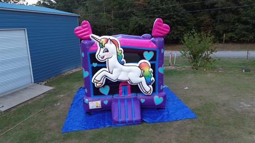 13x13 Unicorn 3d bounce house 