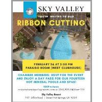 Ribbon Cutting -  Sky Valley Resorts
