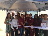 Grand opening ribbion ceremony.