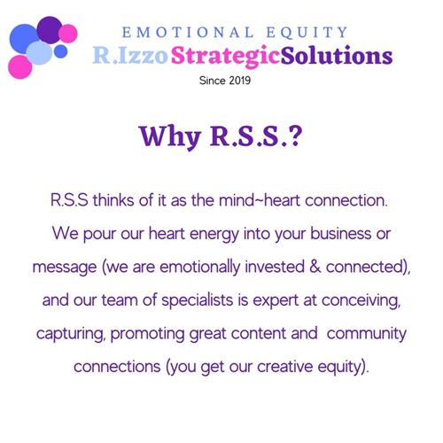 Why should you work with R.IZZO STRATEGIC SOLUTIONS?