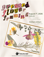 Pressed Flower Framing - Temalpakh Farm Education Center