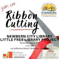 Ribbon Cutting Little Free Library