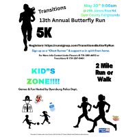 Transitions 13th Annual Butterfly Run