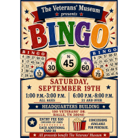 The Veterans' Museum Bingo