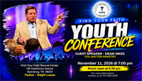 Find Your Faith Youth Conference featuring Dean Sikes