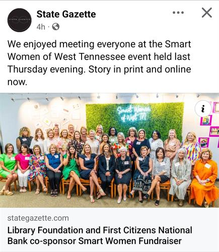 Smart Women of Tennessee 2024 Recognition