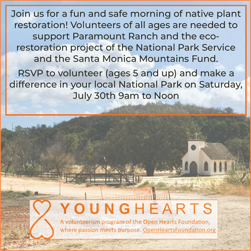 Join the Foundation on July 30th for a volunteer experience restoring Paramount Ranch! RSVP here https://bit.ly/3yWnG09