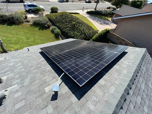 New roof replacement and solar in Santa Barbara