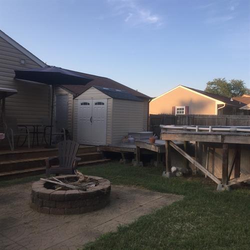 A back yard done by us A back yard done by us