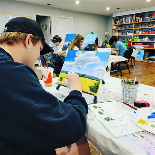 Teen Painting