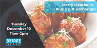 Merry Meatballs! (Plus a gift exchange)