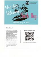 Fundraiser Vino for Veterans Sock Hop on July 16th at the Pavilion at John Knox