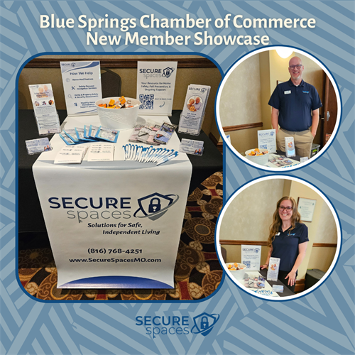 Proud to be part of the Blue Springs Chamber of Commerce! Building connections and serving our community with senior home safety solutions.