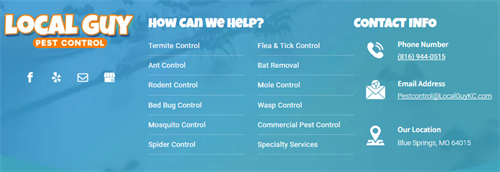Contact Us - Local Guy Pest Control