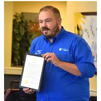 Blue Springs Mayor Chris Lievsay Issues Official Proclamation  to Benton House