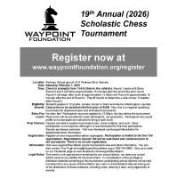 19th Annual Waypoint Foundation Scholastic Chess Tournament
