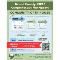 Grant County 2027 Comprehensive Plan Update Community Open House