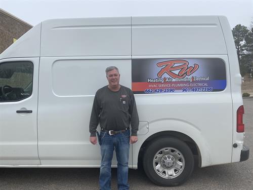 Owner of RW Heating, Air, Plumbing, and Electrical, Inc. 