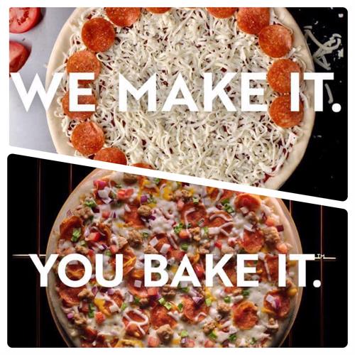 Take’n’bake pizza