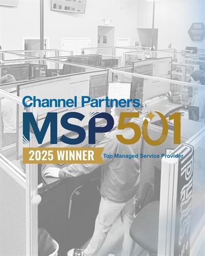 We are proud to announce that we’ve been named a 2025 MSP 501 winner—ranking among the top MSPs globally! ??  This recognition is a testament to the dedication of our exceptional team and the trust of our valued clients. Here’s to continued innovation, growth, and putting our clients first!