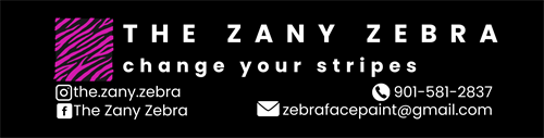 The Zany Zebra Contact Header