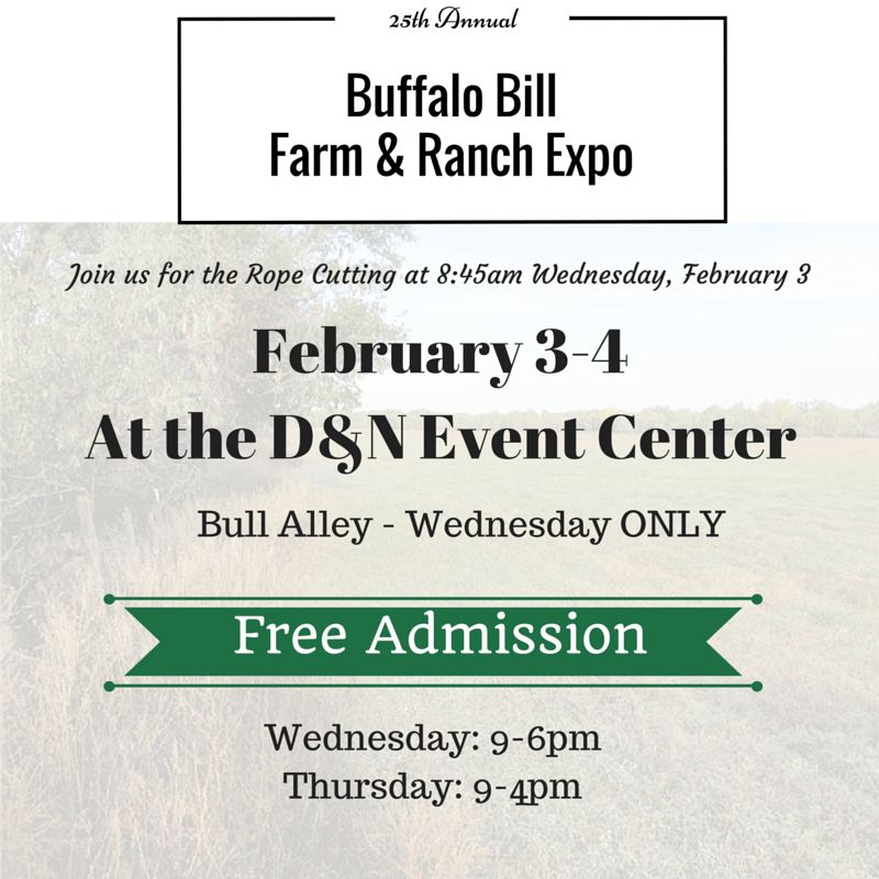 25th Annual Buffalo Bill Farm & Ranch Expo