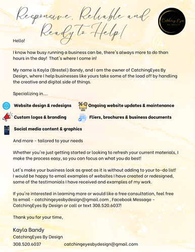 CatchingEyes By Design Social Media Send Out