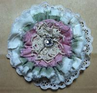 Converted Creations with Nancyfangles Brown ~ Fun with Fabric Flowers