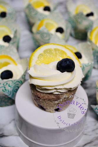Lemon Blueberry Cupcake