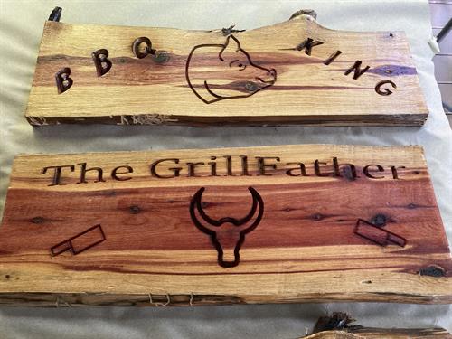 Outdoor BBQ Signs