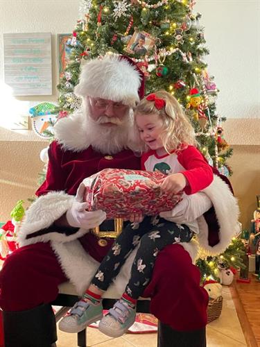 Santa with the cutest believer ever!