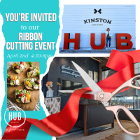Ribbon Cutting HUB Cafe by Fresh Plate