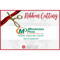 Ribbon Cutting Minuteman Press